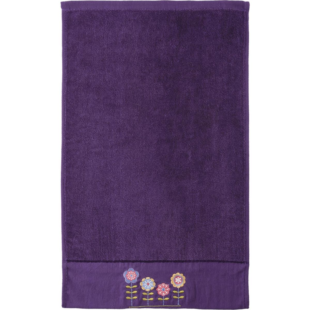 JUST HOME COLLECTION - Set de Toallas Visita 380 gr Algodón 30x50 cm Morado