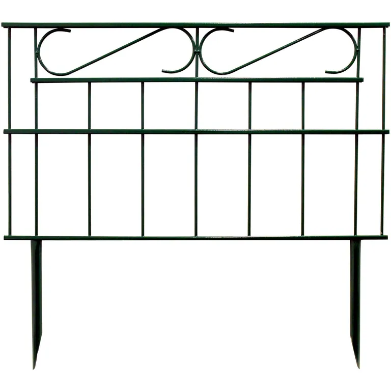 Cerco Garden de Alambre Metal 0.72x0.65 metros Verde