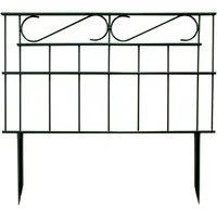 Cerco Garden de Alambre Metal 0.72x0.65 metros Verde