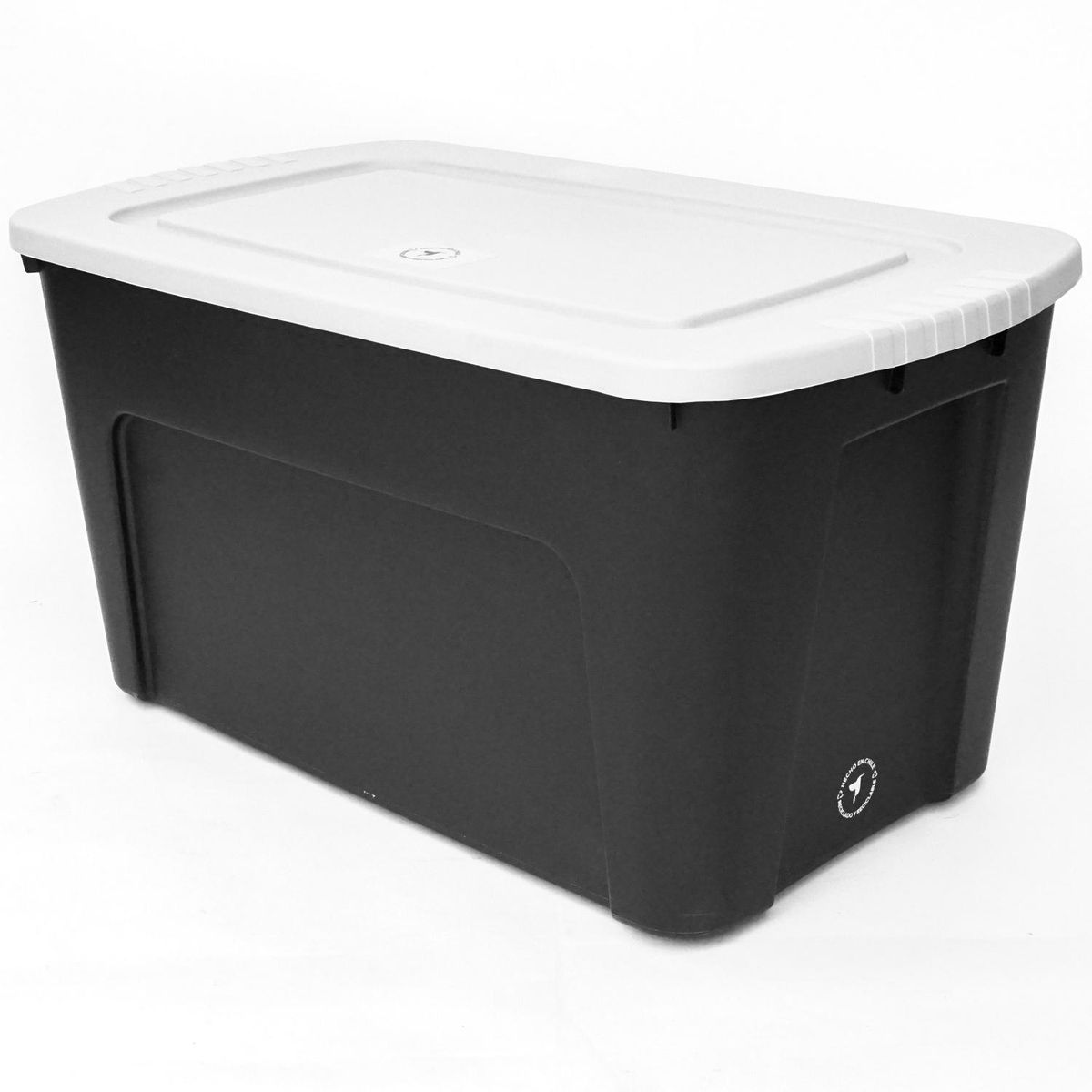 REMBRE - Caja Organizadora 45.5x43x82 cm 125 l Negro/Gris