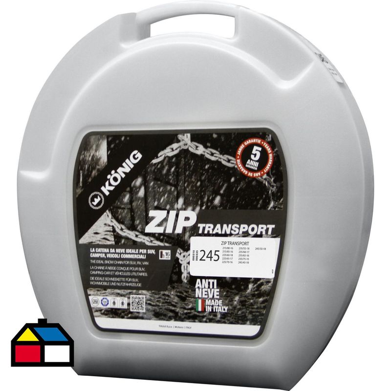 KONIG - Cadena Para Nieve Metal Para Aros 15, 16, 17 y 18