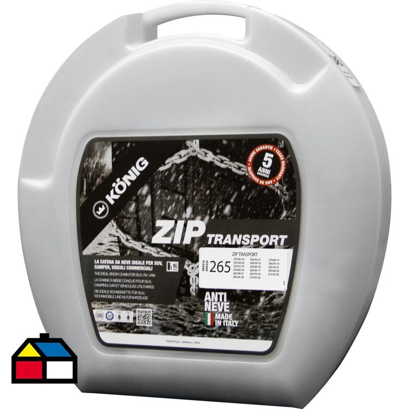 KONIG - Cadena Para Nieve Metal Para Aros 16, 17, 18, 19 y 20