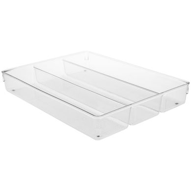 Porta servicios 41,2x45,7x52 cm plstico transparente