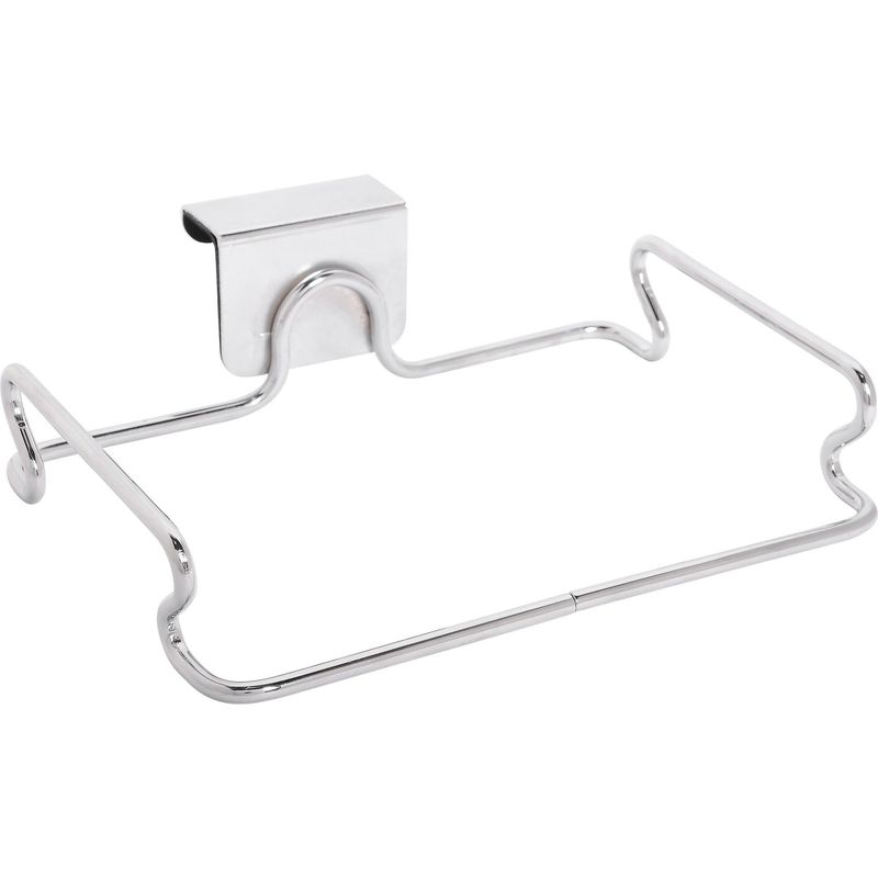 IDESIGN - Porta bolsa para basura 5,5x16,5x23,8 cm acero cromado