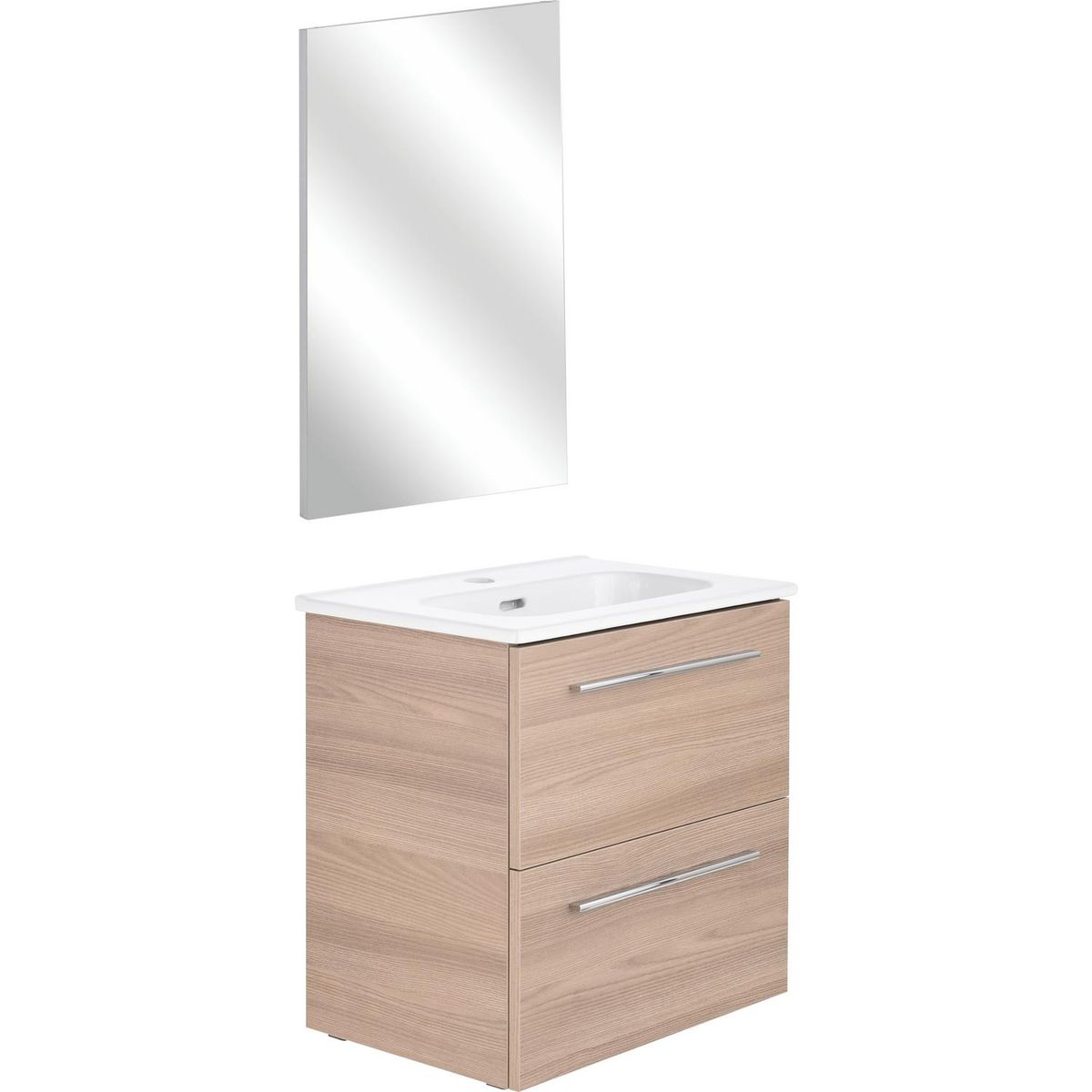 ROYO - Kit Vanitorio + Espejo Nogal