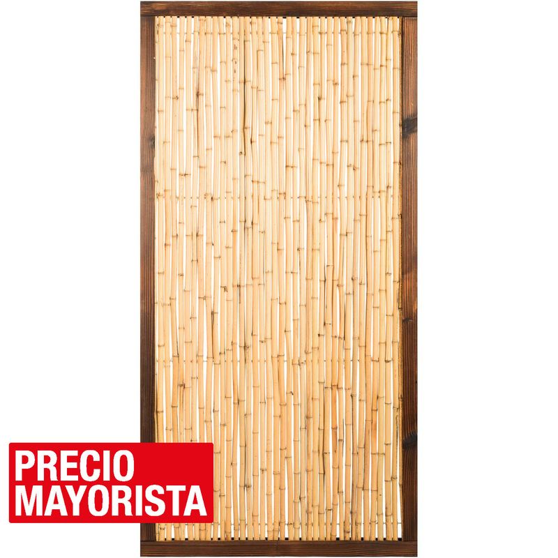 ERGO - Panel varas con marco 90X182 cm de bamboo beige