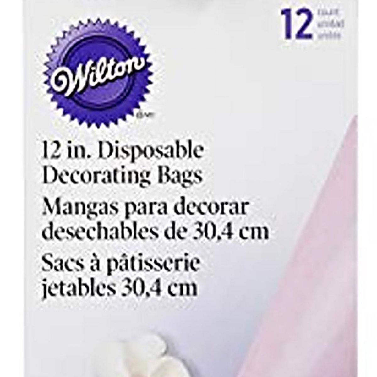 WILTON - Manga desechable de 12 unidades 30 cm