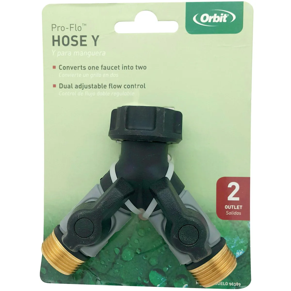 ORBIT - Unión para manguera 3/4" de zinc