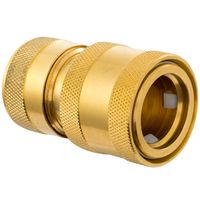 Conector para manguera 3/4"" de bronce
