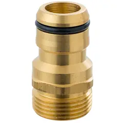ORBIT - Conector para manguera 3/4" de bronce