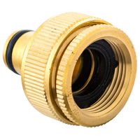 Conector para manguera 1/2"" de bronce