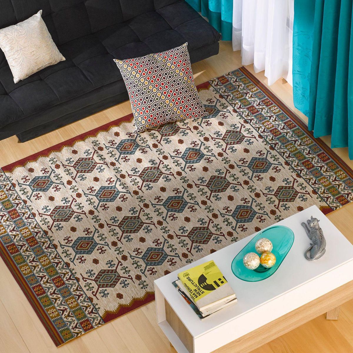 JUST HOME COLLECTION - Alfombra Pasillo Goblin Light 75x180 cm Polipropileno Multicolor