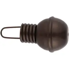 FERRATO - Terminal para tubo de cortina 19 mm óxido