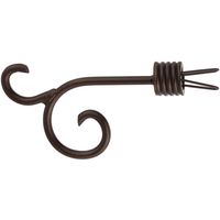 Terminal Para Tubo De Cortina 19 Mm Óxido