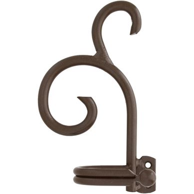 Toma cordn para cortina 19 mm xido