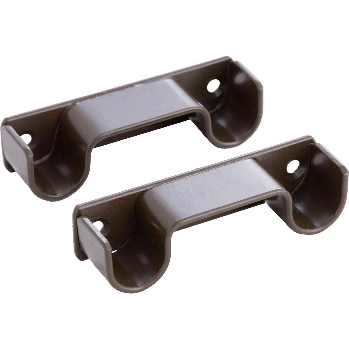 FERRATO - Set de soportes para barra de cortina 19 mm 2 unidades óxido