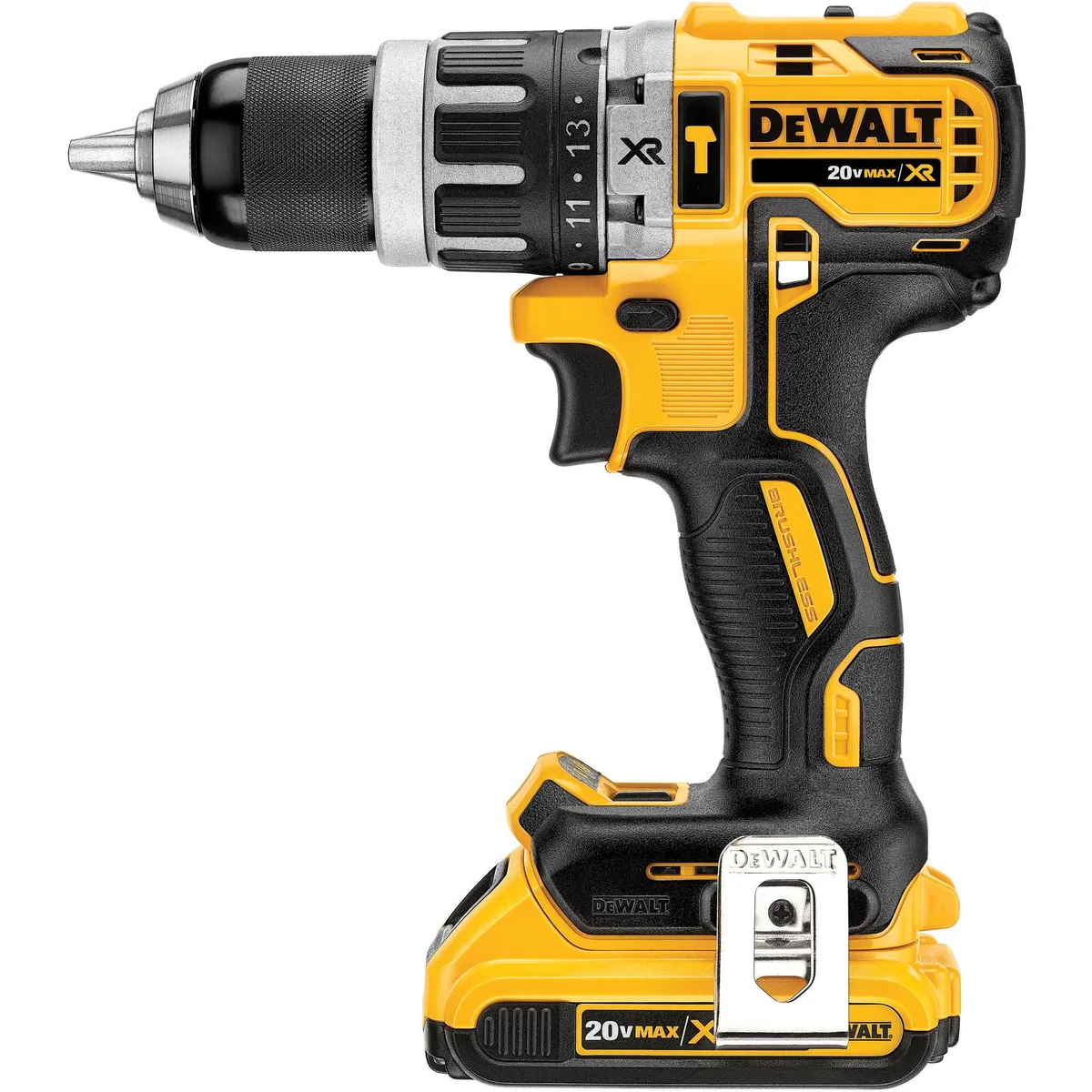 DEWALT - Taladro Inalámbrico Percutor 13 mm 20 V/2 Baterías
