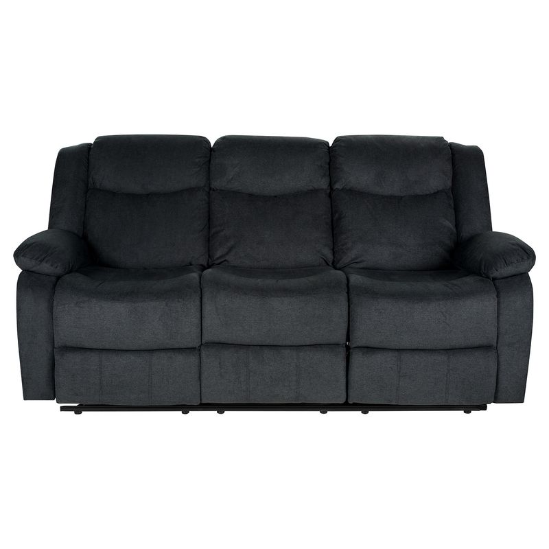 JUST HOME COLLECTION - Sofá 3 cuerpos Relax 211x99x103 cm Gris