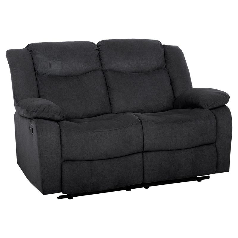 JUST HOME COLLECTION - Sofá 2 cuerpos Relax 155x99x103 cm Gris
