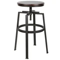 JUST HOME COLLECTION - Piso Bar Nativa Café/negro 74x47x47 cm