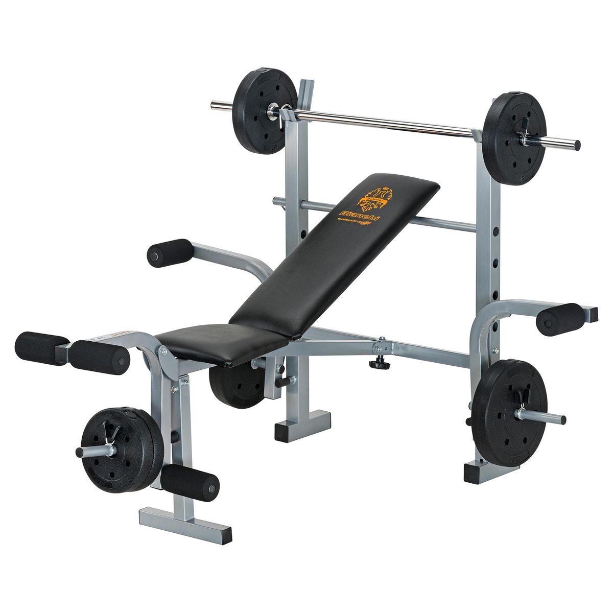 BIANCHI - Set Banca y Pesas 25 kg BFB-3000 Negro
