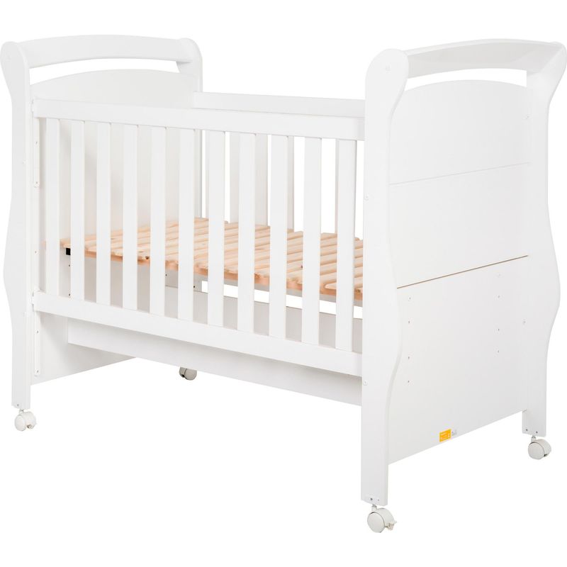 HOMY - Cuna cama 124x81x157 cm blanco