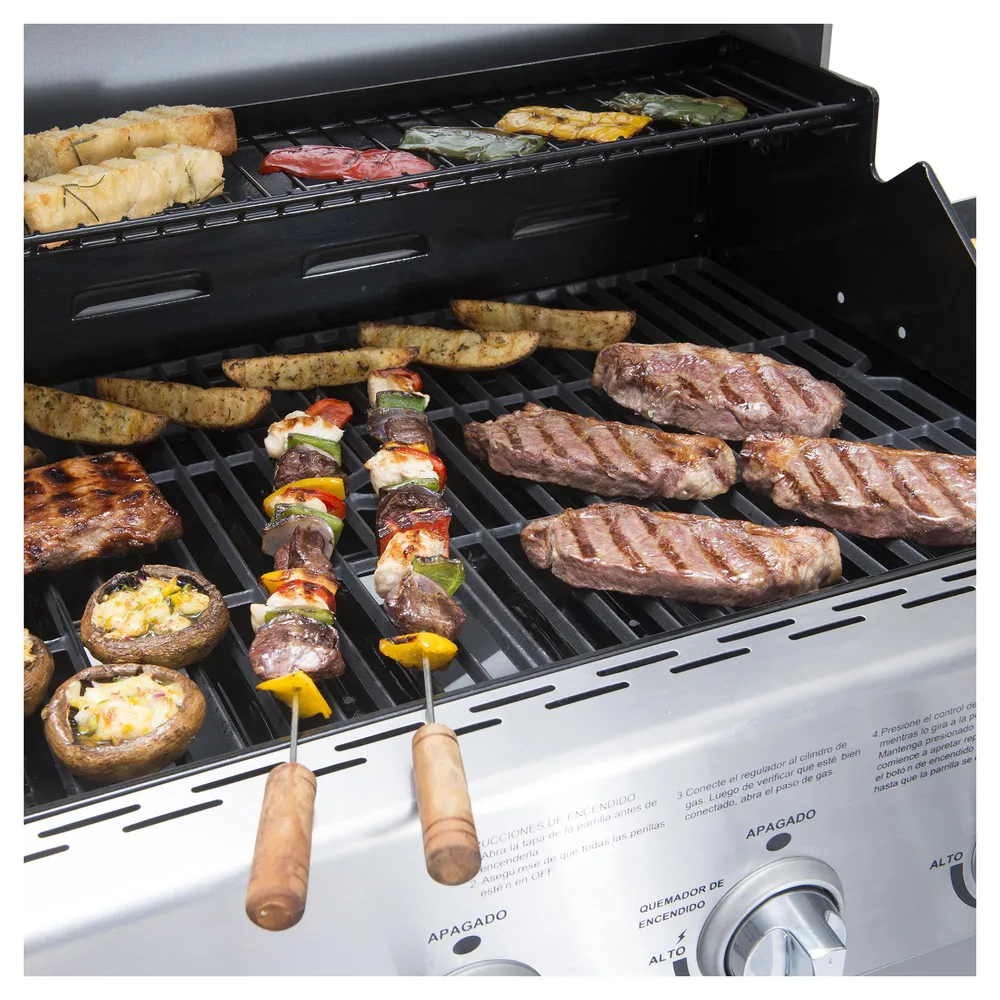 Bbq Grill Buffalo 4 Quemadores Acero Inoxidable, foto 13
