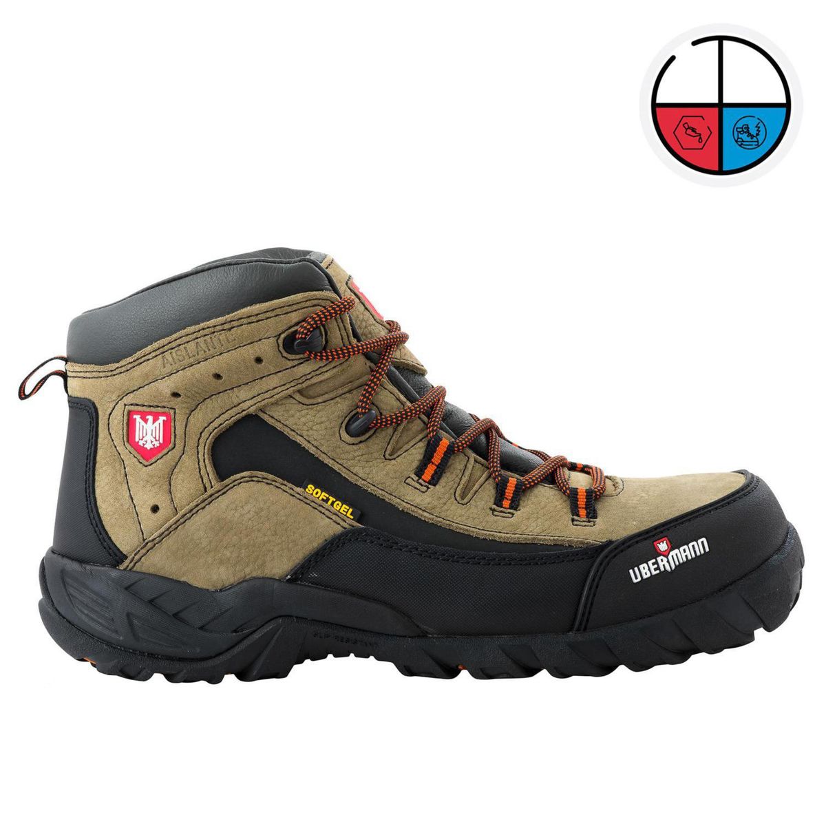 UBERMANN - Zapato Seguridad Hombre Talla 42 Cincinnati