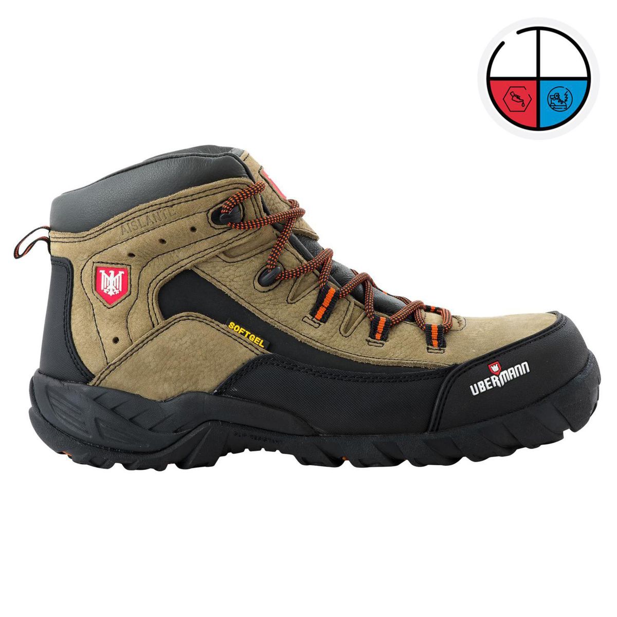 UBERMANN - Zapato Seguridad Hombre Talla 42 Cincinnati