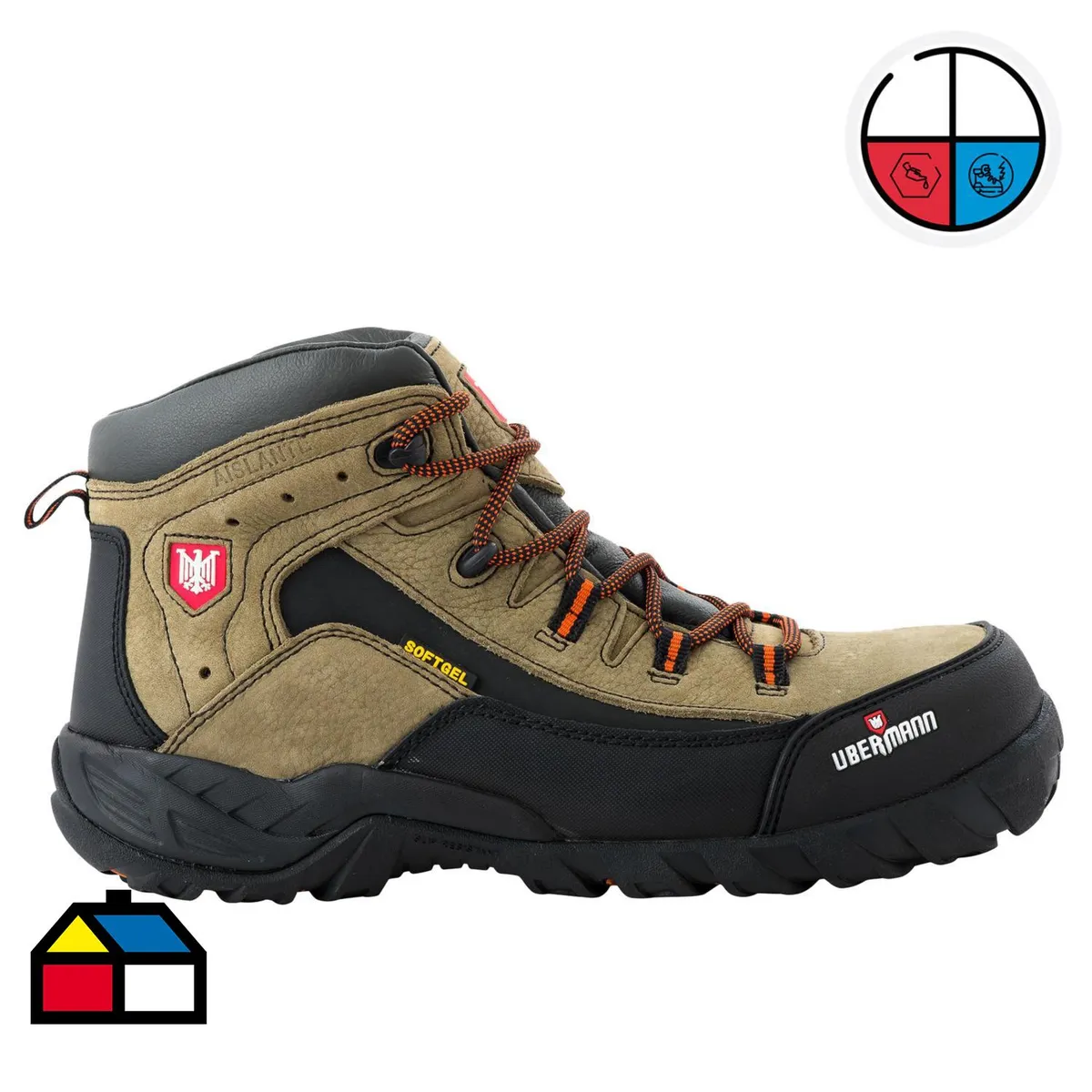 UBERMANN - Zapato Seguridad Hombre Talla 42 Cincinnati