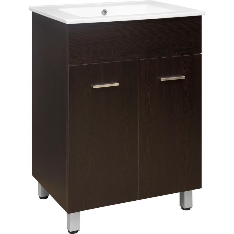 SENSI DACQUA - Mueble vanitorio 60x85x46 cm Wengue