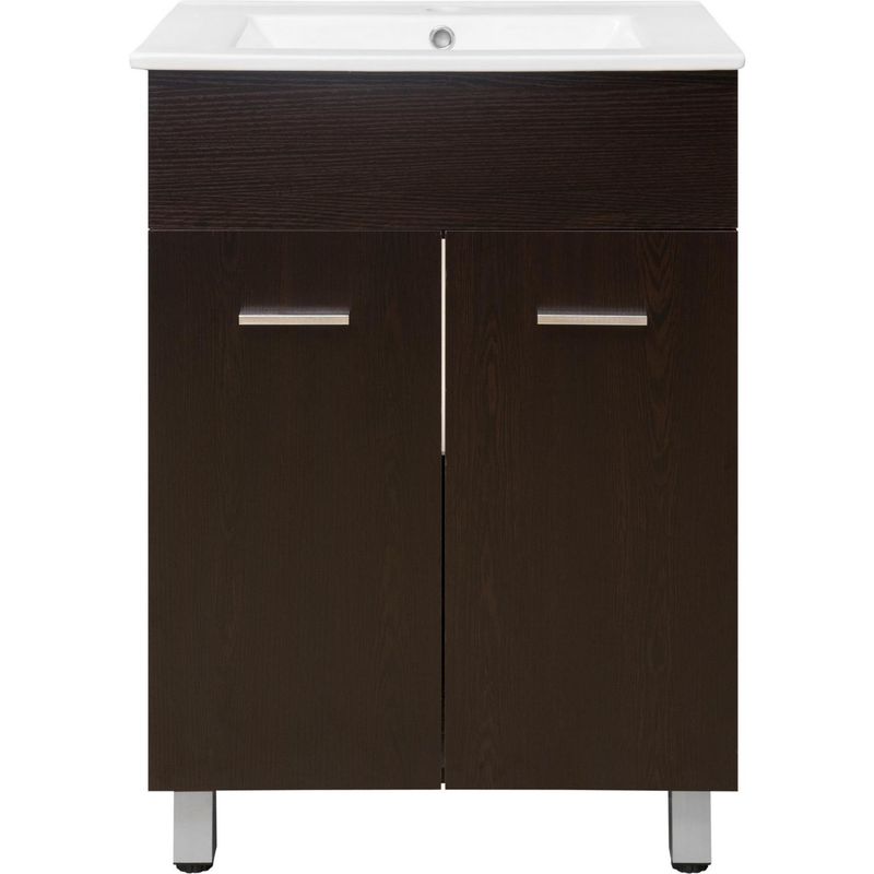 SENSI DACQUA - Mueble vanitorio 60x85x46 cm Wengue