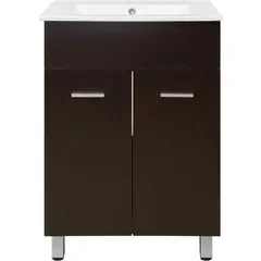 SENSI DACQUA - Mueble vanitorio 60x85x46 cm Wengue
