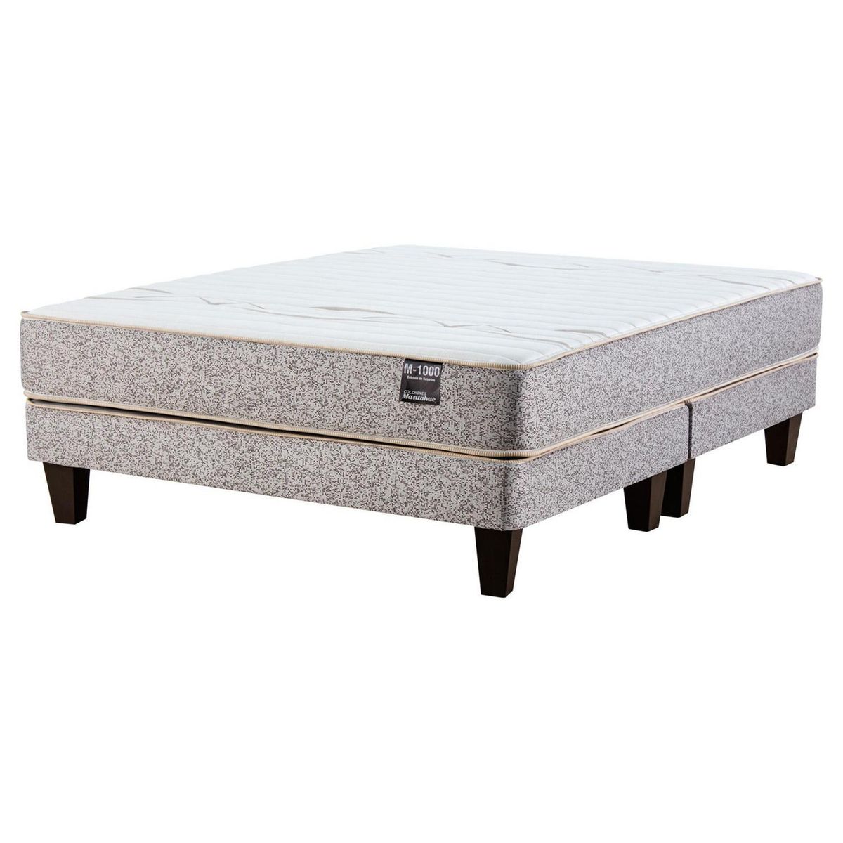 MANTAHUE - Camilla Americana 2 plazas Americana Base Dividida Blanco