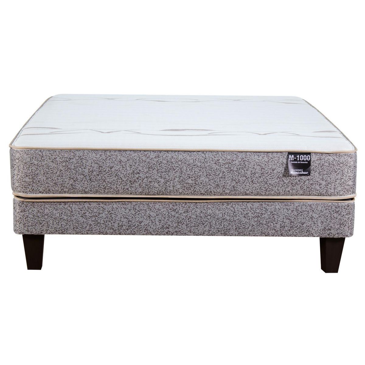 MANTAHUE - Camilla Americana 2 plazas Americana Base Dividida Blanco