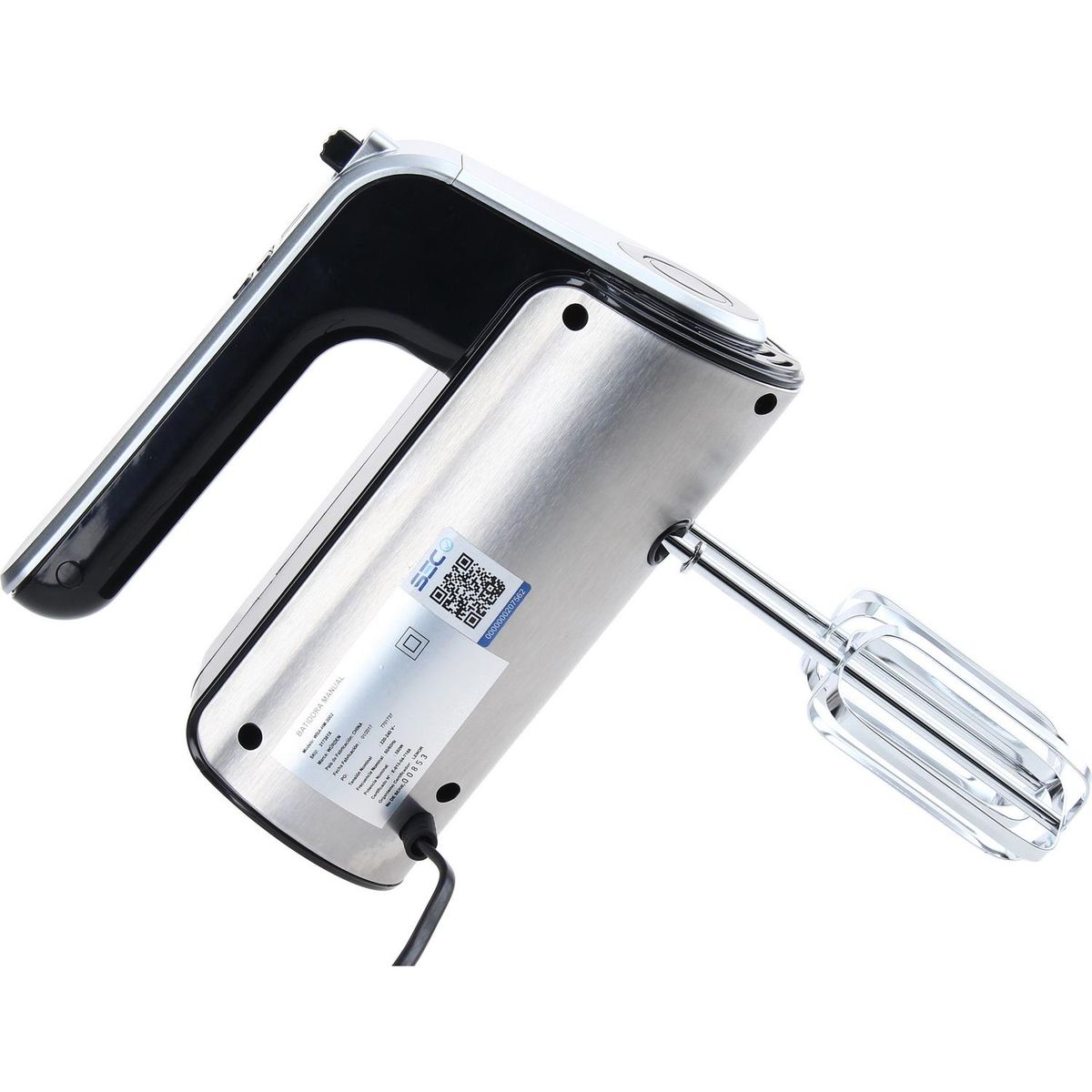 WURDEN - Batidora De mano 350 W Silver WBA-HM-3002