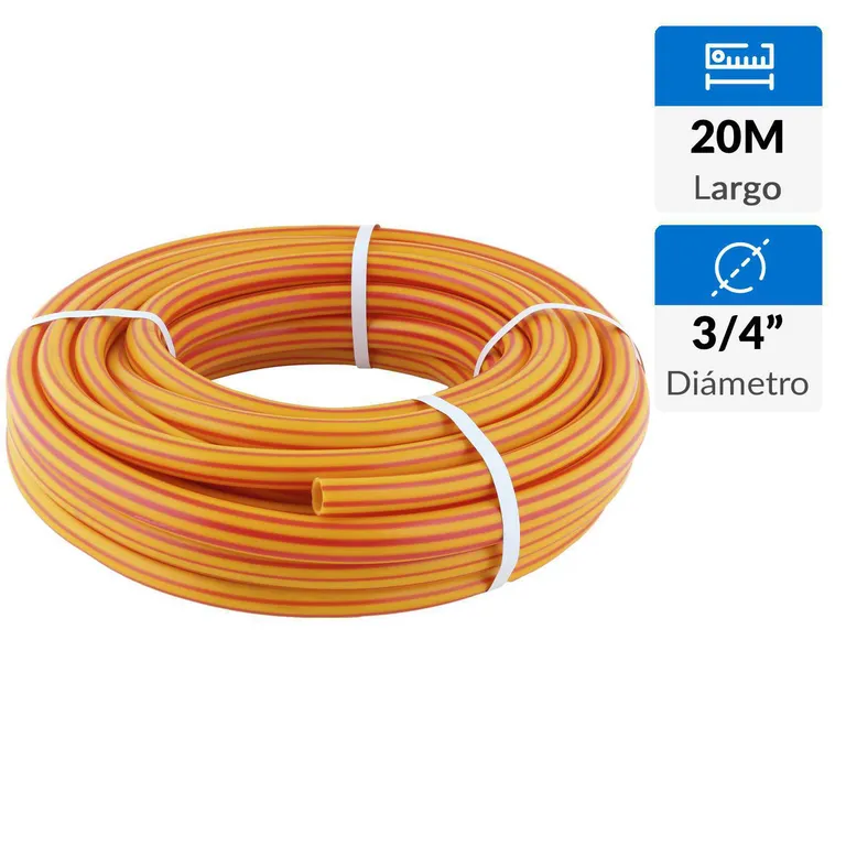 Manguera 20 m amarillo