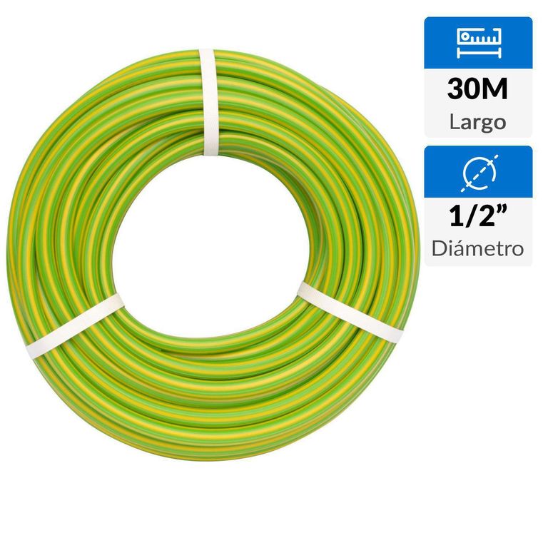 Manguera 30 m verde Verde/Amarillo