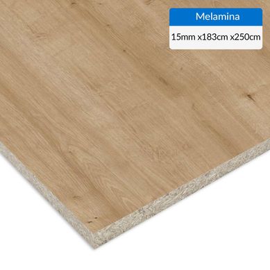 Melamina Roble Rustico 15 mm 183x250 cm