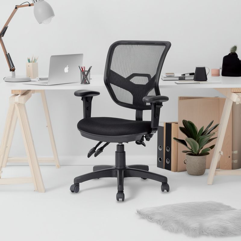 JUST HOME COLLECTION - Silla Escritorio Dwight Negro