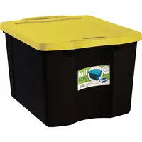 Caja organizadora 75 litros 37,8x48x 60,3 cm negro