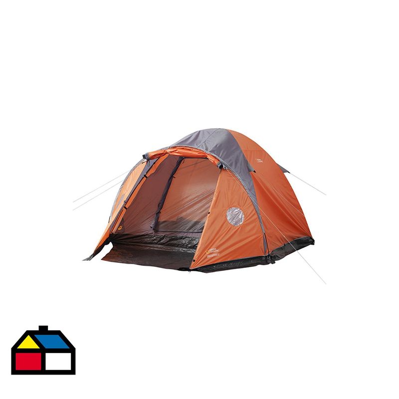 NATIONAL GEOGRAPHIC - Carpa Camping Rockport 2 Personas Naranja