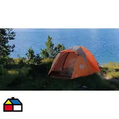 NATIONAL GEOGRAPHIC - Carpa Camping Rock Port 4 Personas Naranja