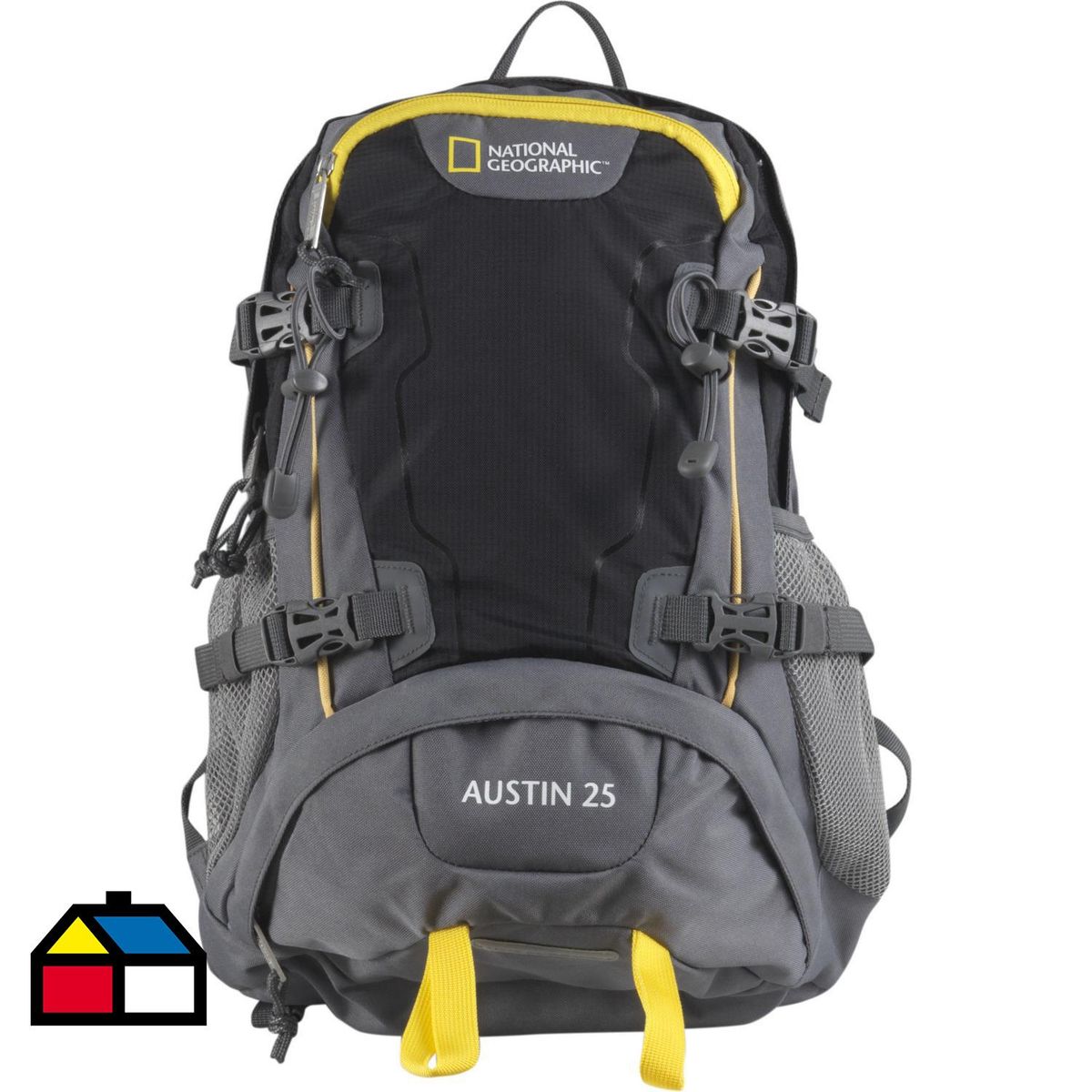 NATIONAL GEOGRAPHIC - Mochila de Camping Austin 25 Litros Gris