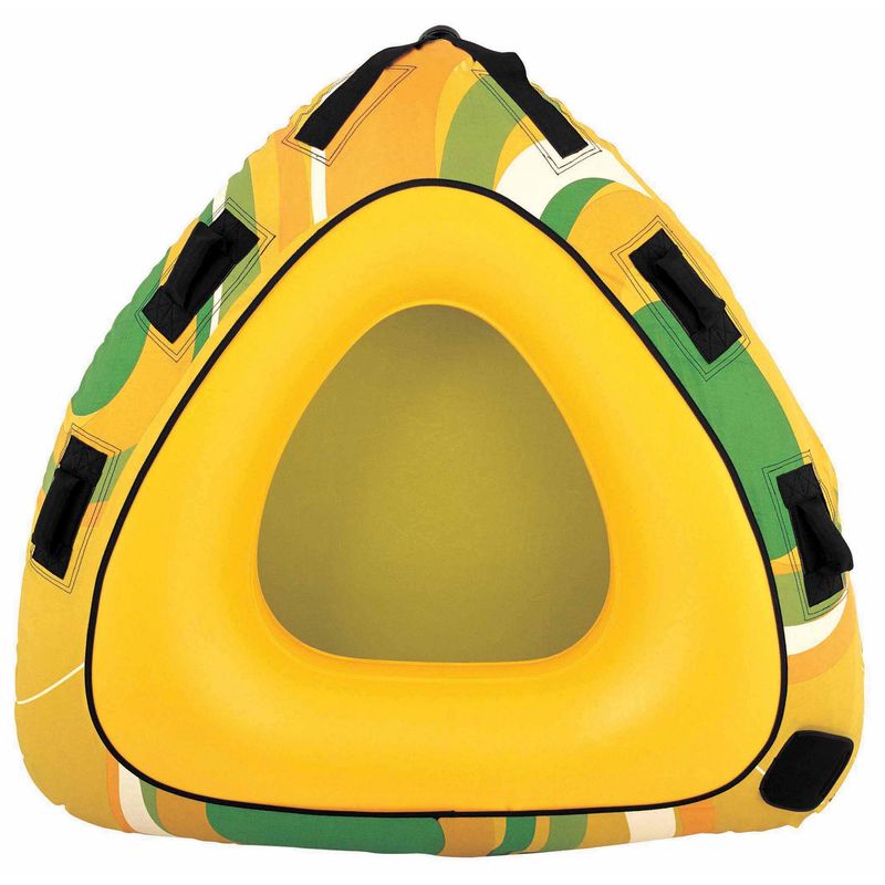 BESTWAY - Flotador Arrastre Plástico Amarillo/Verde 145x145x145 cm
