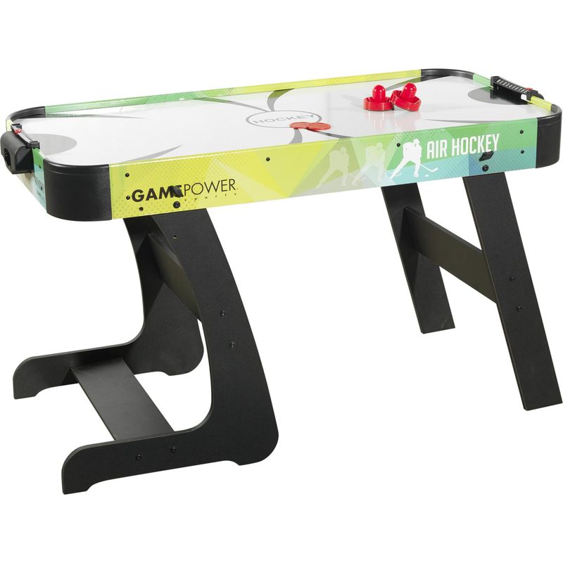 GAME POWER - Mesa Air Hockey Plegable 61x122x122 cm