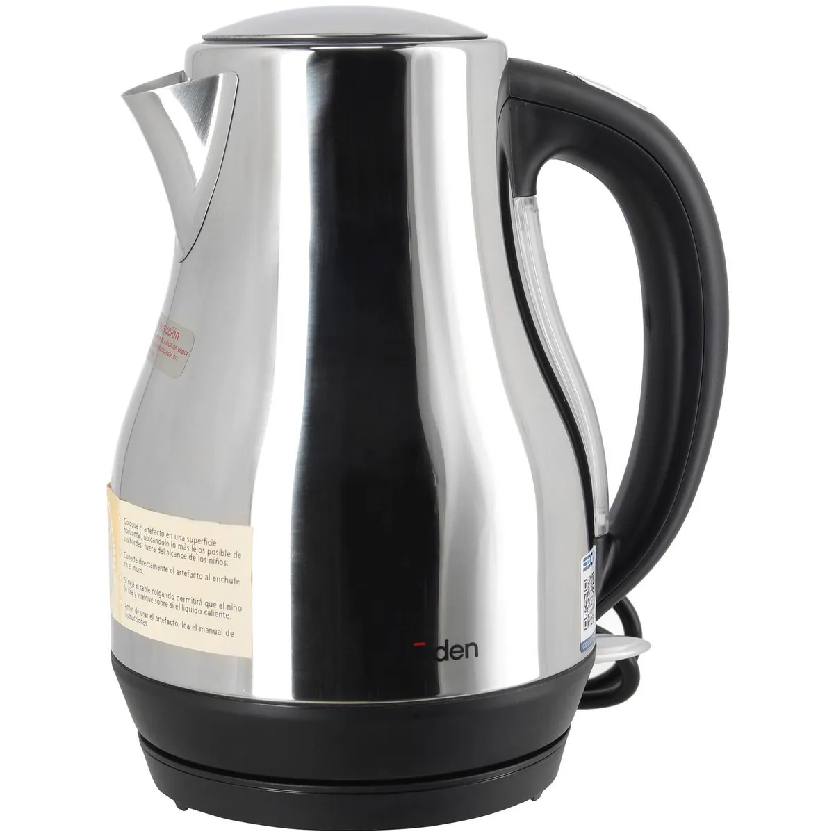 WURDEN - Hervidor eléctrico 1,7 litros silver