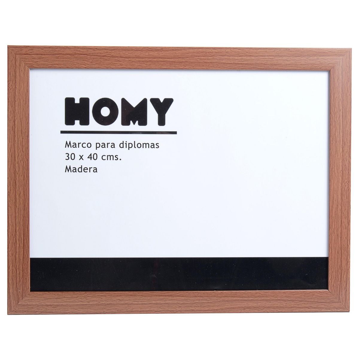 JUST HOME COLLECTION - Marco para Diploma 40x30 cm Café Madera