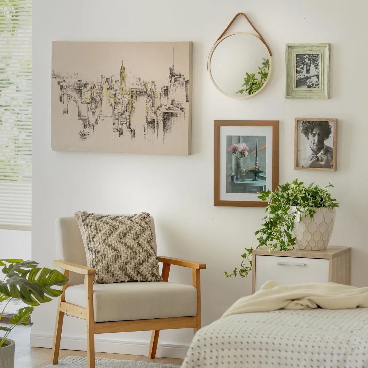 JUST HOME COLLECTION - Marco para Diploma 40x30 cm Café Madera