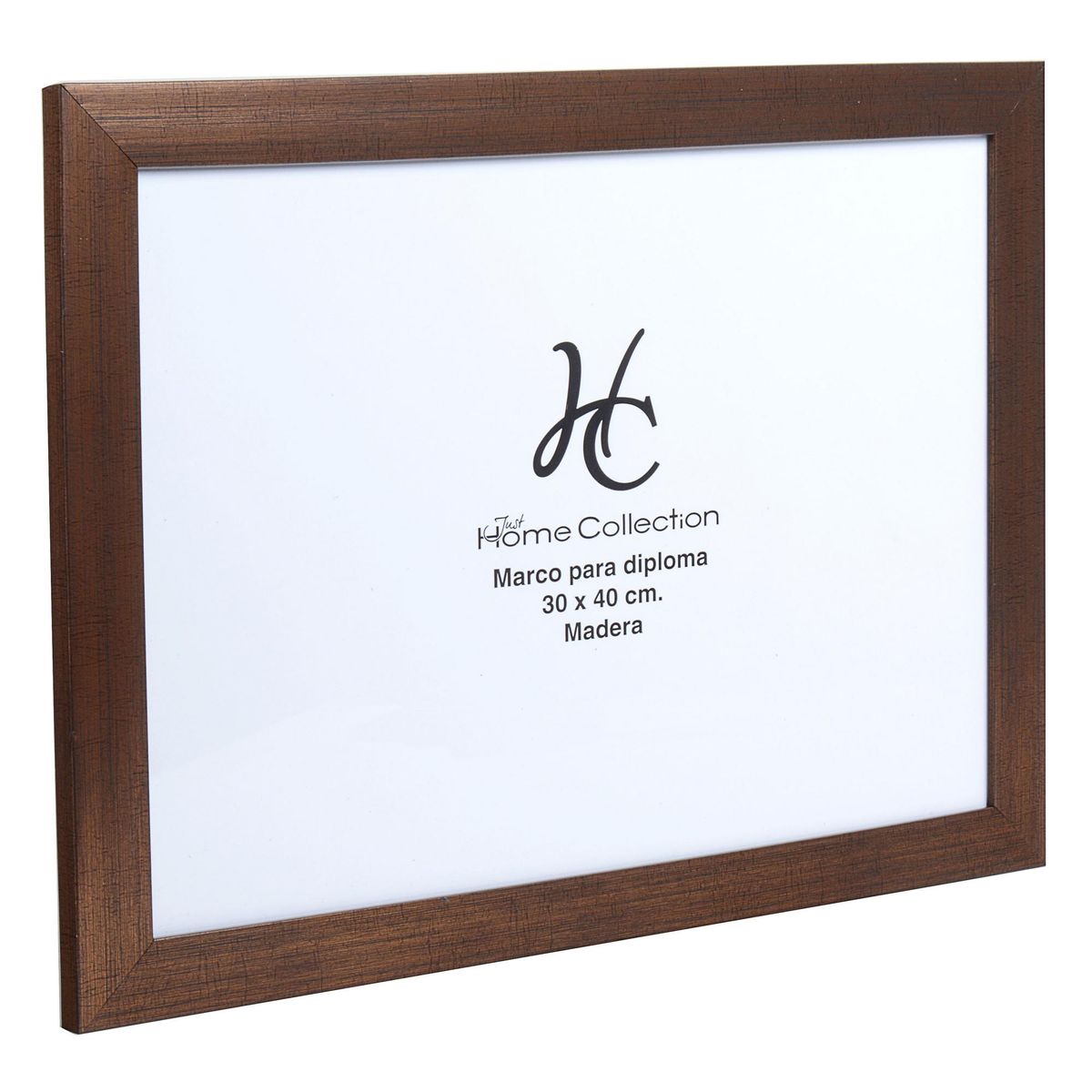 JUST HOME COLLECTION - Marco para Diploma 40x30 cm Café Madera